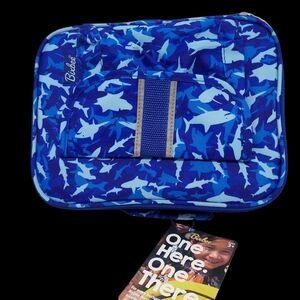 Bixbee Blue Shark Pattern Lunch Box NWT